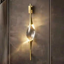 GobekUsa Crystal Copper Wall Sconce for Dining Room, Living Room, and Bar