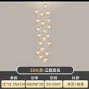 GobekUsa Cube Chandelier Pendant Lights for Restaurant Loft Stairwell Bedroom Art Décor
