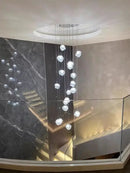 GobekUsa Cube Chandelier Pendant Lights for Restaurant Loft Stairwell Bedroom Art Décor