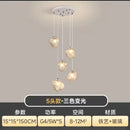 GobekUsa Cube Chandelier Pendant Lights for Restaurant Loft Stairwell Bedroom Art Décor