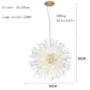 GobekUsa Dandelion Chandelier LED Pendant Lamp for Dining Room Bedroom Shops