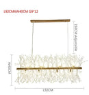 GobekUsa Dandelion Chandelier LED Pendant Lamp for Dining Room Bedroom Shops