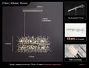 GobekUsa Dandelion Led Ceiling Chandelier for Home Decor Lighting Fixture