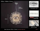 GobekUsa Dandelion Led Ceiling Chandelier for Home Decor Lighting Fixture