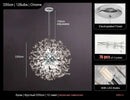 GobekUsa Dandelion Led Ceiling Chandelier for Home Decor Lighting Fixture