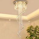 GobekUsa Double Spiral Staircase Chandelier for Modern Home Decoration
