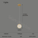 GobekUsa Double Story LED Ring Chandelier - Modern Nordic Style Living Room Lighting
