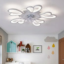 GobekUsa Dimmable Ceiling Fan Lights with Remote Control for Living Children's Bedroom Dining Room