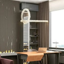 GobekUsa Crystal Flower LED Chandelier Pendant Light for Living and Dining Room