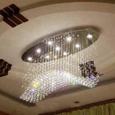 GobekUsa Crystal Flush Mount Chandelier: Modern Contemporary Lighting Fixtures
