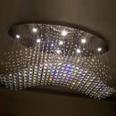 GobekUsa Crystal Flush Mount Chandelier: Modern Contemporary Lighting Fixtures