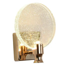 GobekUsa Crystal Glass Gold LED Wall Lamp for Modern Luxury Lighting in Living Bedroom Bedside Aisle