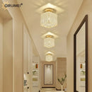 GobekUsa Crystal Glass Nordic LED Chandelier for Modern Indoor Lighting