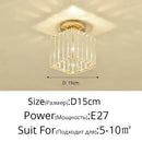 GobekUsa Crystal Glass Nordic LED Chandelier for Modern Indoor Lighting