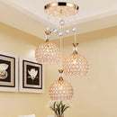 GobekUsa Crystal Gold Ceiling Chandelier | Modern LED Luxury Lighting for Hall