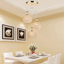 GobekUsa Crystal Gold Ceiling Chandelier | Modern LED Luxury Lighting for Hall