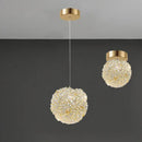 GobekUsa Crystal Gold Ceiling Light for Bedroom Dining Room G9 Bulb