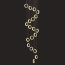 GobekUsa Crystal Gold LED Chandelier Modern Luxury Ceiling Lamp