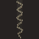 GobekUsa Crystal Gold LED Chandelier Modern Luxury Ceiling Lamp