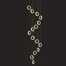 GobekUsa Crystal Gold LED Chandelier Modern Luxury Ceiling Lamp