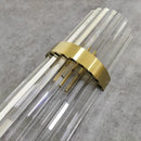 GobekUsa Crystal Gold LED Wall Sconce, Modern Nordic Bedroom Lighting Fixture