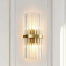 GobekUsa Crystal Gold LED Wall Sconce, Modern Nordic Bedroom Lighting Fixture