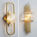 GobekUsa Crystal Gold Wall Lamp for Bedroom, Living Room, and Study Room