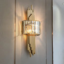 GobekUsa Crystal Gold Wall Lamp for Bedroom, Living Room, and Study Room