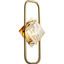 GobekUsa Crystal Gold Wall Lamp for Bedroom, Living Room, and Study Room