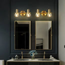 GobekUsa Crystal Gold Wall Lamp: Luxury Modern Led Indoor Lighting for Living Room, Bedroom, Study.