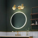 GobekUsa Crystal Gold Wall Lamp: Luxury Modern Led Indoor Lighting for Living Room, Bedroom, Study.