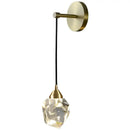 GobekUsa Crystal Golden Wall Sconce for Modern Indoor Lighting Decor