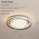 GobekUsa Crystal Industrial Pendant Lamps Set for Modern Living Room Bedroom Kitchen Decor