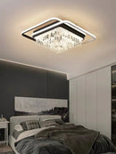 GobekUsa Crystal Industrial Pendant Lamps Set for Modern Living Room Bedroom Kitchen Decor