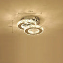 GobekUsa Crystal LED Ceiling Lamps Modern Chandeliers for Home Room Decor