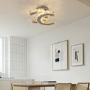 GobekUsa Crystal LED Ceiling Lamps Modern Chandeliers for Home Room Decor