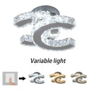 GobekUsa Crystal LED Ceiling Lamps Modern Chandeliers for Home Room Decor