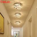 GobekUsa Crystal LED Ceiling Lamps Modern Chandeliers for Home Room Decor