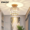 GobekUsa Crystal LED Ceiling Light Modern Home Decor Fixture for Living Room Kitchen Hallway