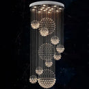 GobekUsa Crystal LED Chandelier for Large Villa Ceiling Lights, Hotel, Kitchen Decor