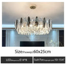 GobekUsa Crystal LED Chandeliers for Elegant Dining & Living Spaces