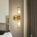 GobekUsa Crystal LED Gold Wall Sconce Modern Bedroom Decor Sconce Fixture