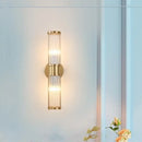 GobekUsa Crystal LED Gold Wall Sconce Modern Bedroom Decor Sconce Fixture
