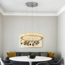 GobekUsa Crystal LED Pendant Chandelier for Home Décor - Modern Art Fixture