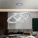 GobekUsa Crystal LED Pendant Chandelier, Modern Nordic Ceiling Lamp for Living and Dining Room