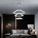 GobekUsa Crystal LED Pendant Chandelier, Modern Nordic Ceiling Lamp for Living and Dining Room