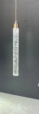 GobekUsa Crystal LED Pendant Light for Dining Room, Living Room, and Bedroom