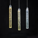 GobekUsa Crystal LED Pendant Light for Dining Room, Living Room, and Bedroom