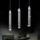 GobekUsa Crystal LED Pendant Light for Dining Room, Living Room, and Bedroom