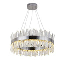 GobekUsa Crystal LED Ring Chandelier for Luxury Decor & Lighting